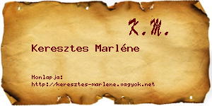 Keresztes Marléne névjegykártya